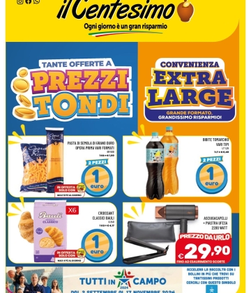 Prezzi Tondi e Convenienza Extra Large